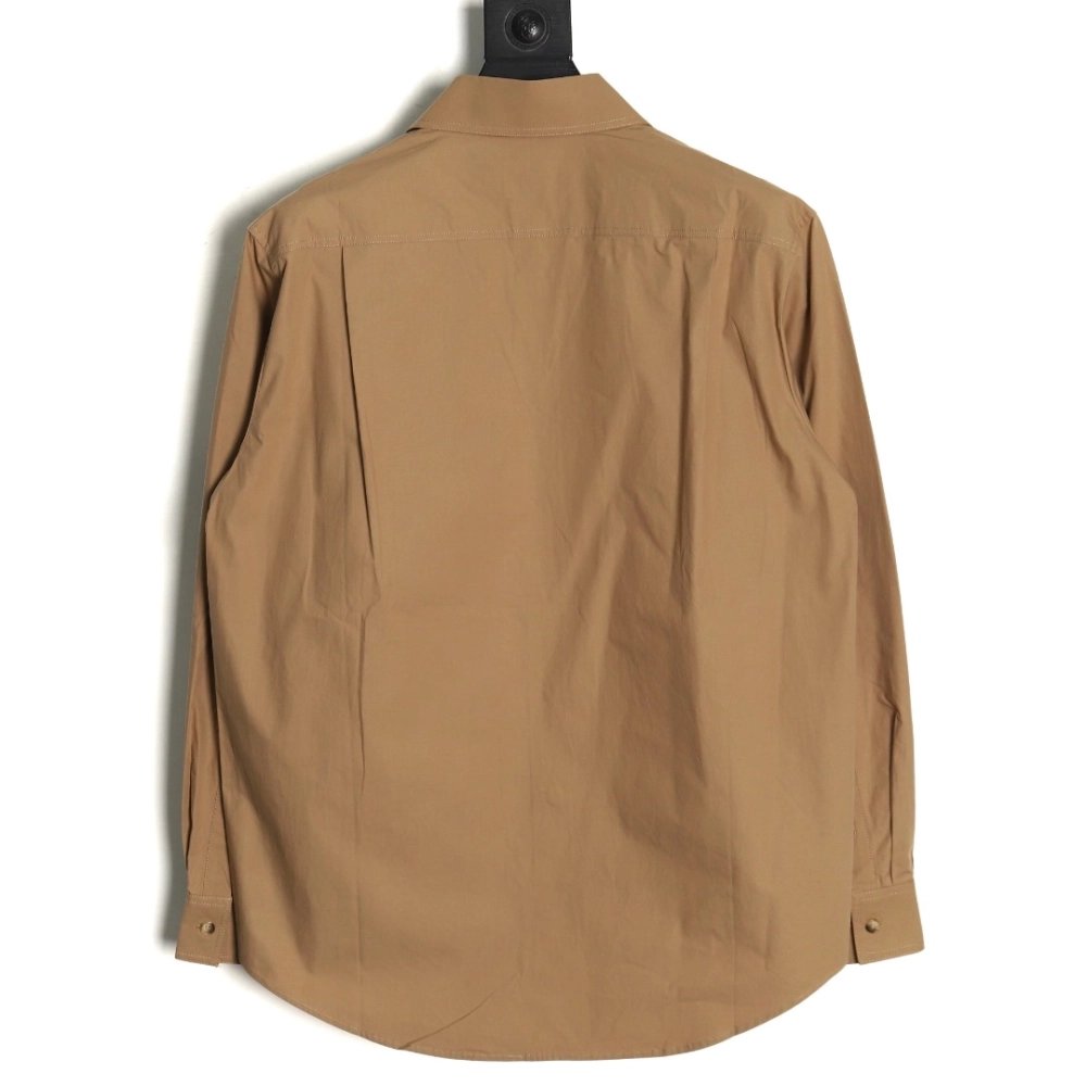 Burberry Warhorse patch long sleeve shirt Tsk1,Cheap Replica Reps Burberry