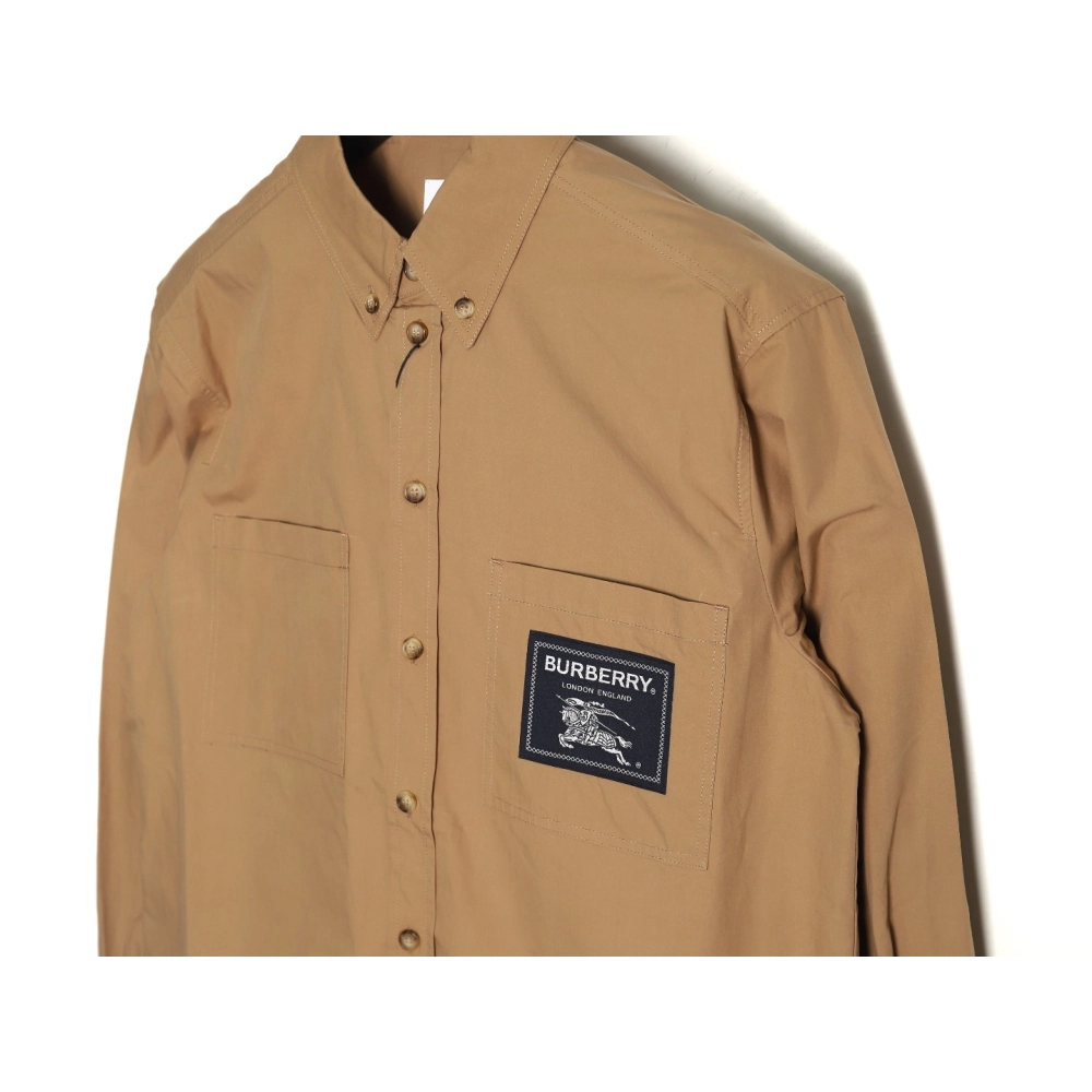 Burberry Warhorse patch long sleeve shirt Tsk1,Cheap Replica Reps Burberry