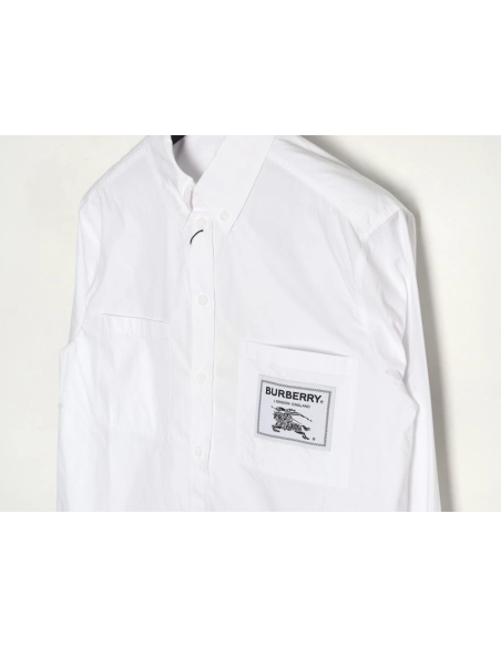 Burberry Warhorse patch long sleeve shirt,Cheap Replica Reps Burberry
