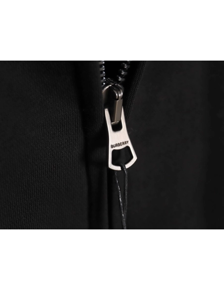 Burberry B Check Hooded ZipUp Hoodie TSK3,Cheap Replica Reps Burberry