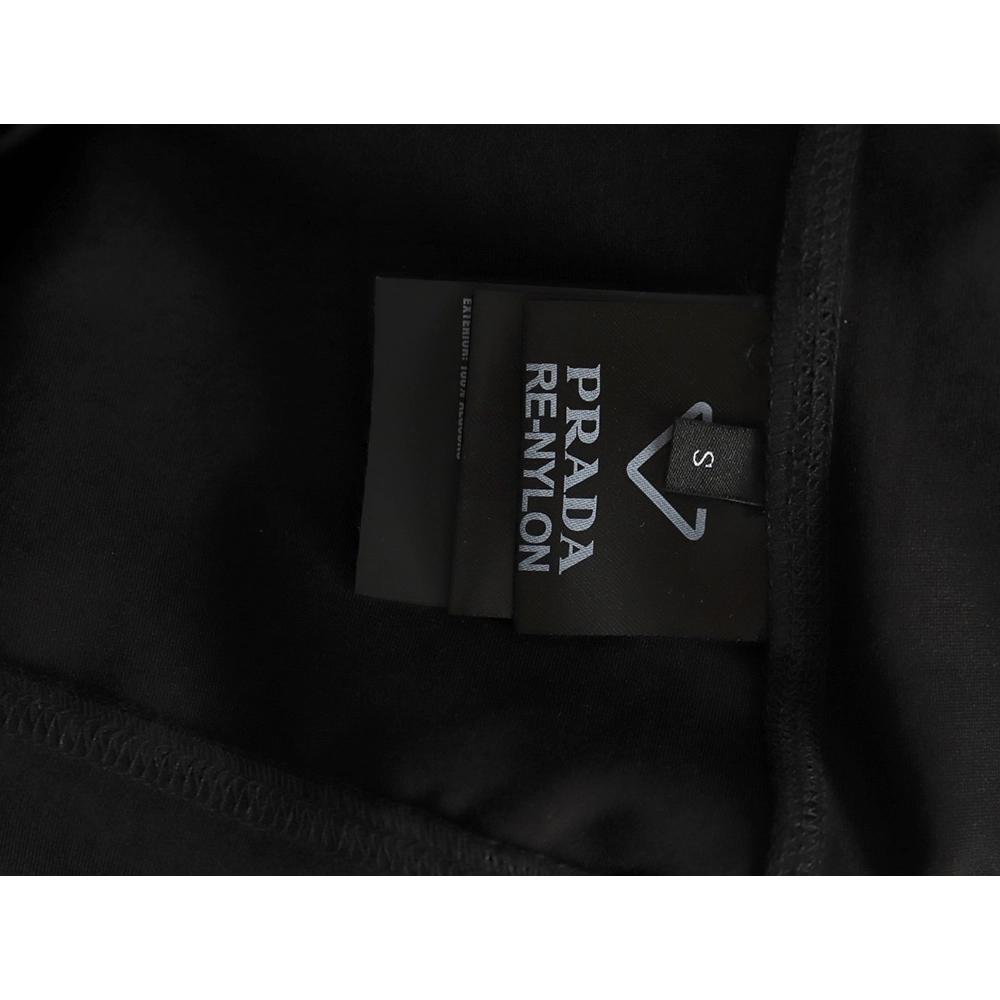 Prada collar triangle nylon pocket hoodie,Cheap Replica Reps Prada