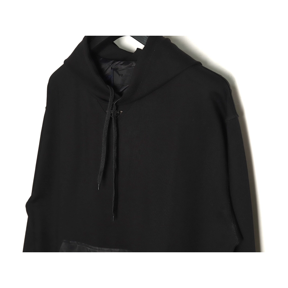 Prada collar triangle nylon pocket hoodie,Cheap Replica Reps Prada