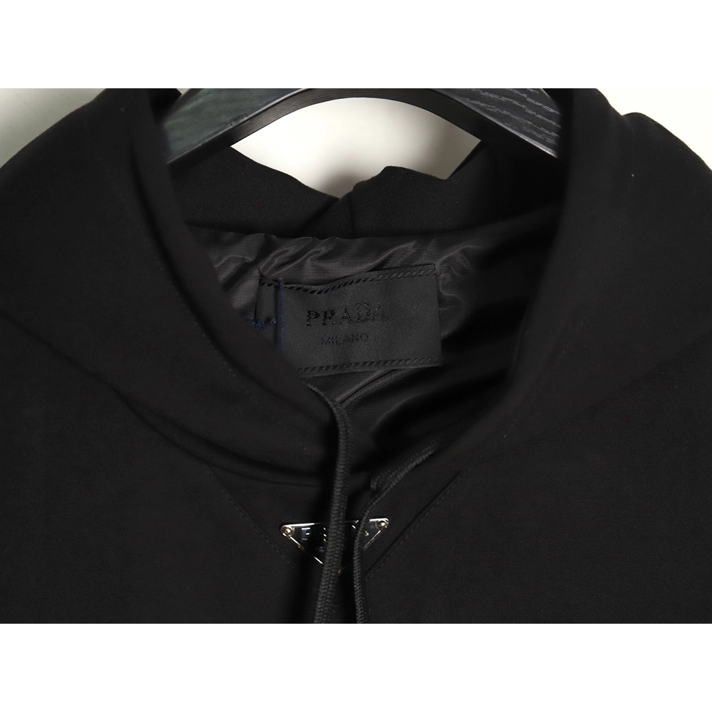 Prada collar triangle nylon pocket hoodie,Cheap Replica Reps Prada