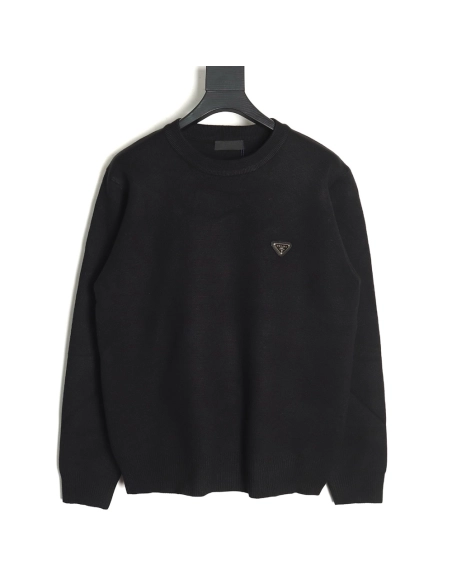 Prada triangle logo knitted sweater TSK2,Cheap Replica Reps Prada