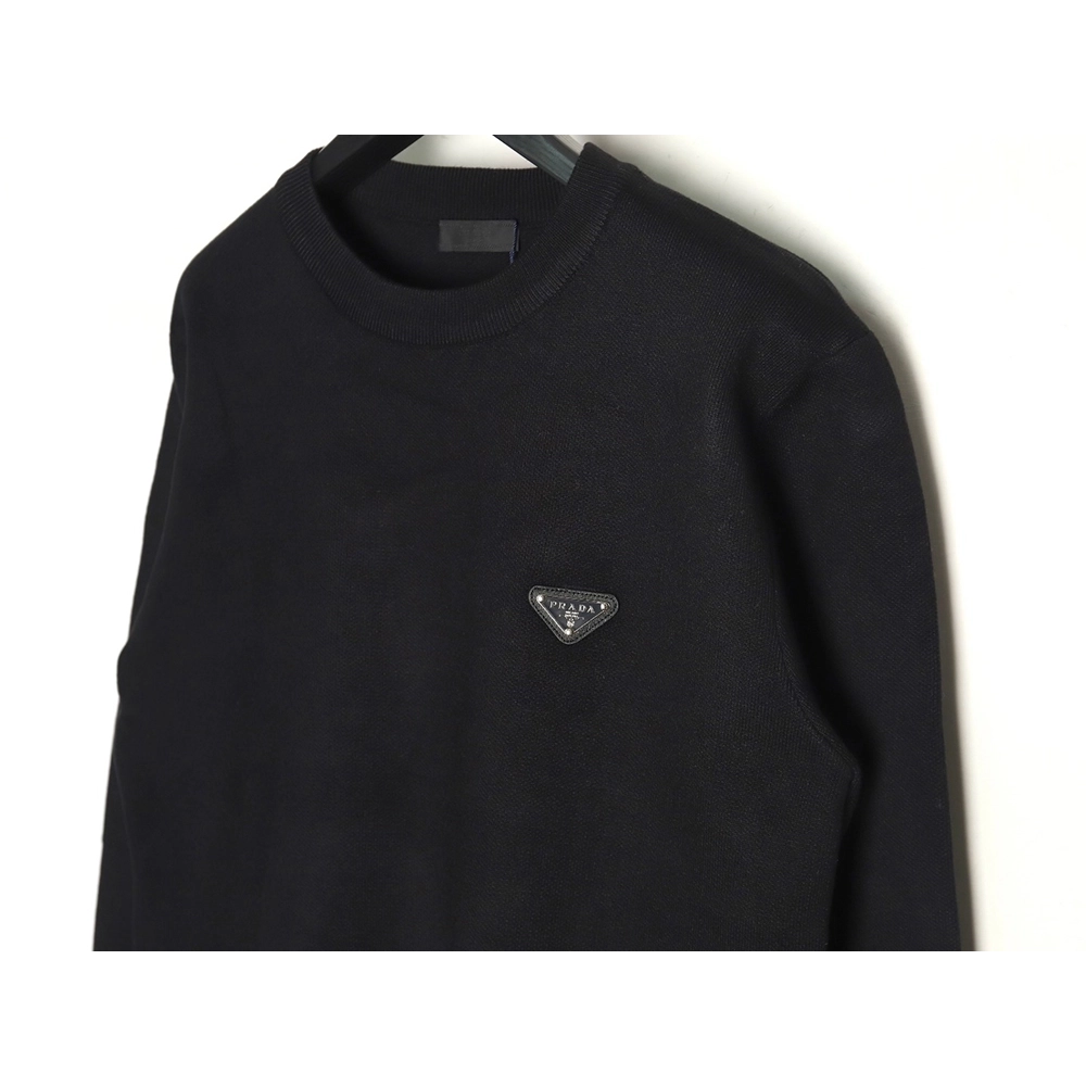 Prada triangle logo knitted sweater TSK2,Cheap Replica Reps Prada