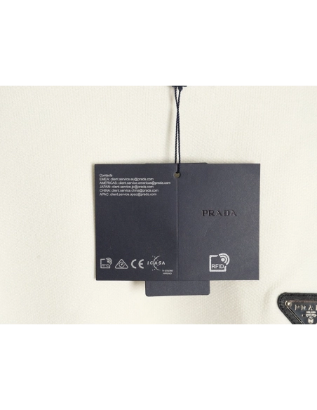 Prada triangle logo knitted sweater,Cheap Replica Reps Prada