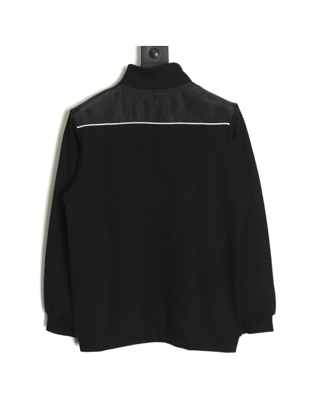 Prada triangle logo patchwork jacket,Cheap Replica Reps Prada