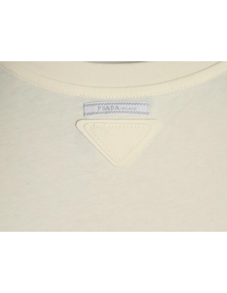 Prada classic logo print long sleeve Tshirt TSK1,Cheap Replica Reps Prada