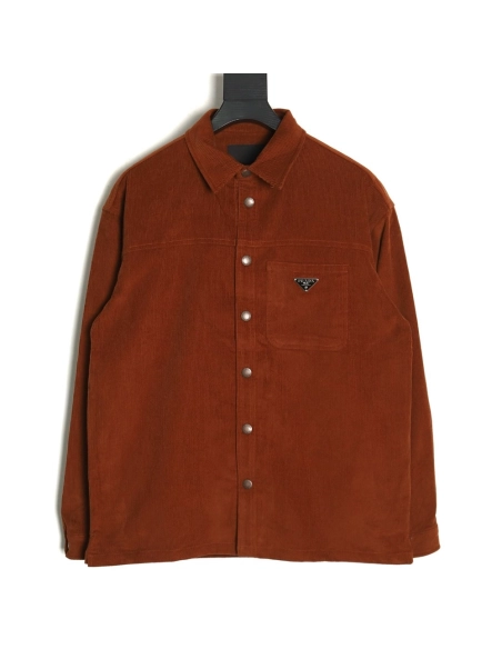 Prada Corduroy Long Sleeve Jacket,Cheap Replica Reps Prada