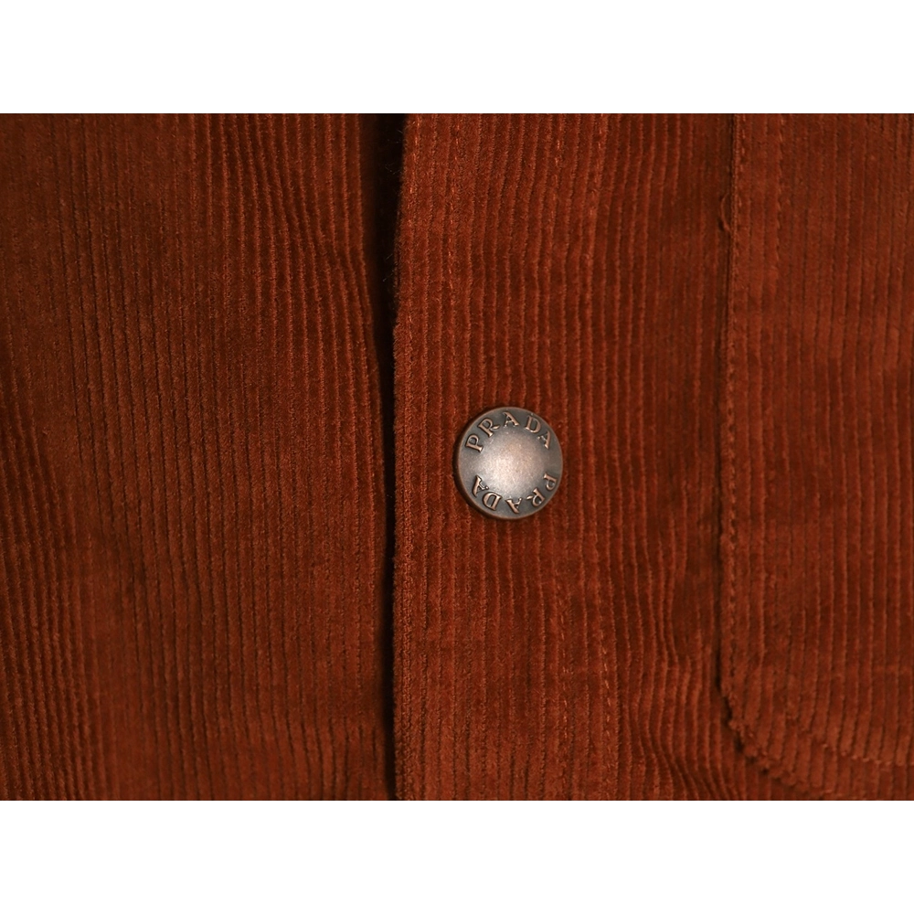 Prada Corduroy Long Sleeve Jacket,Cheap Replica Reps Prada