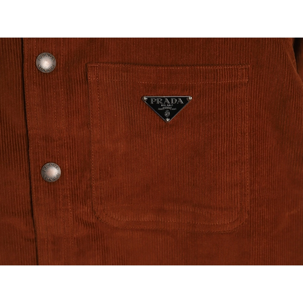 Prada Corduroy Long Sleeve Jacket,Cheap Replica Reps Prada
