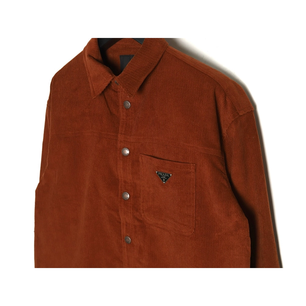 Prada Corduroy Long Sleeve Jacket,Cheap Replica Reps Prada