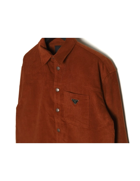 Prada Corduroy Long Sleeve Jacket,Cheap Replica Reps Prada