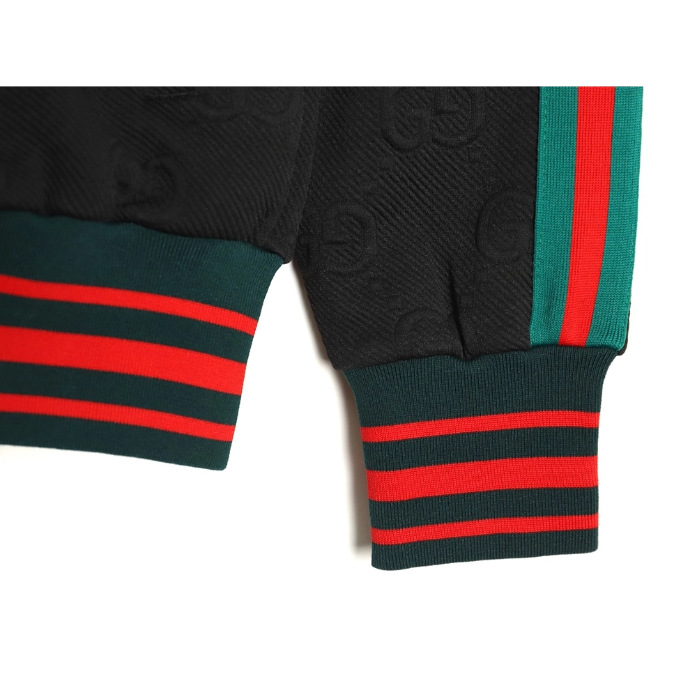 Gucci side webbing all over printed double G jacquard jacket SL,Cheap Replica Reps Gucci