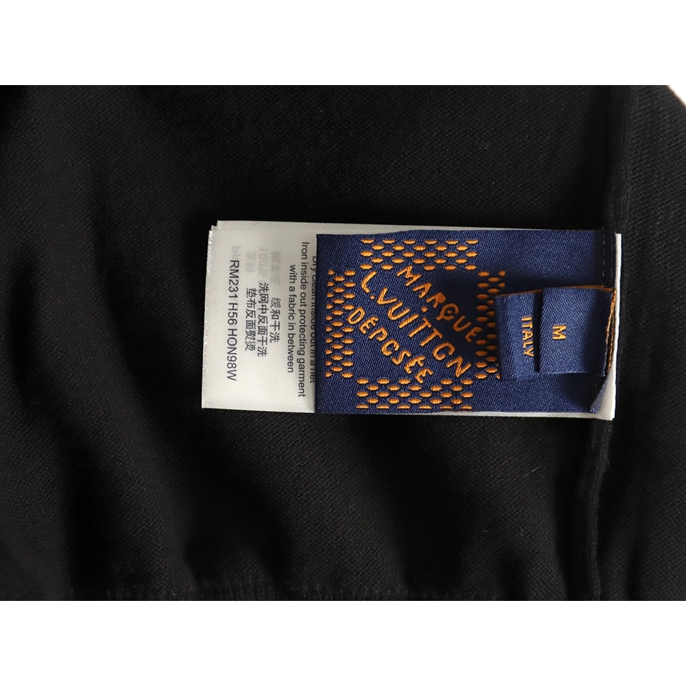 Louis Vuitton jacquard logo thin longsleeved sweater,Cheap Replica Reps Louis Vuitton