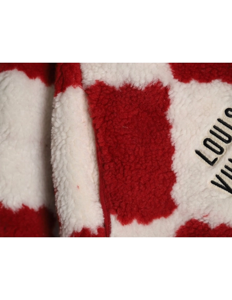 Louis vuitton nigo checkerboard sherpa jacket,Cheap Replica Reps Louis Vuitton
