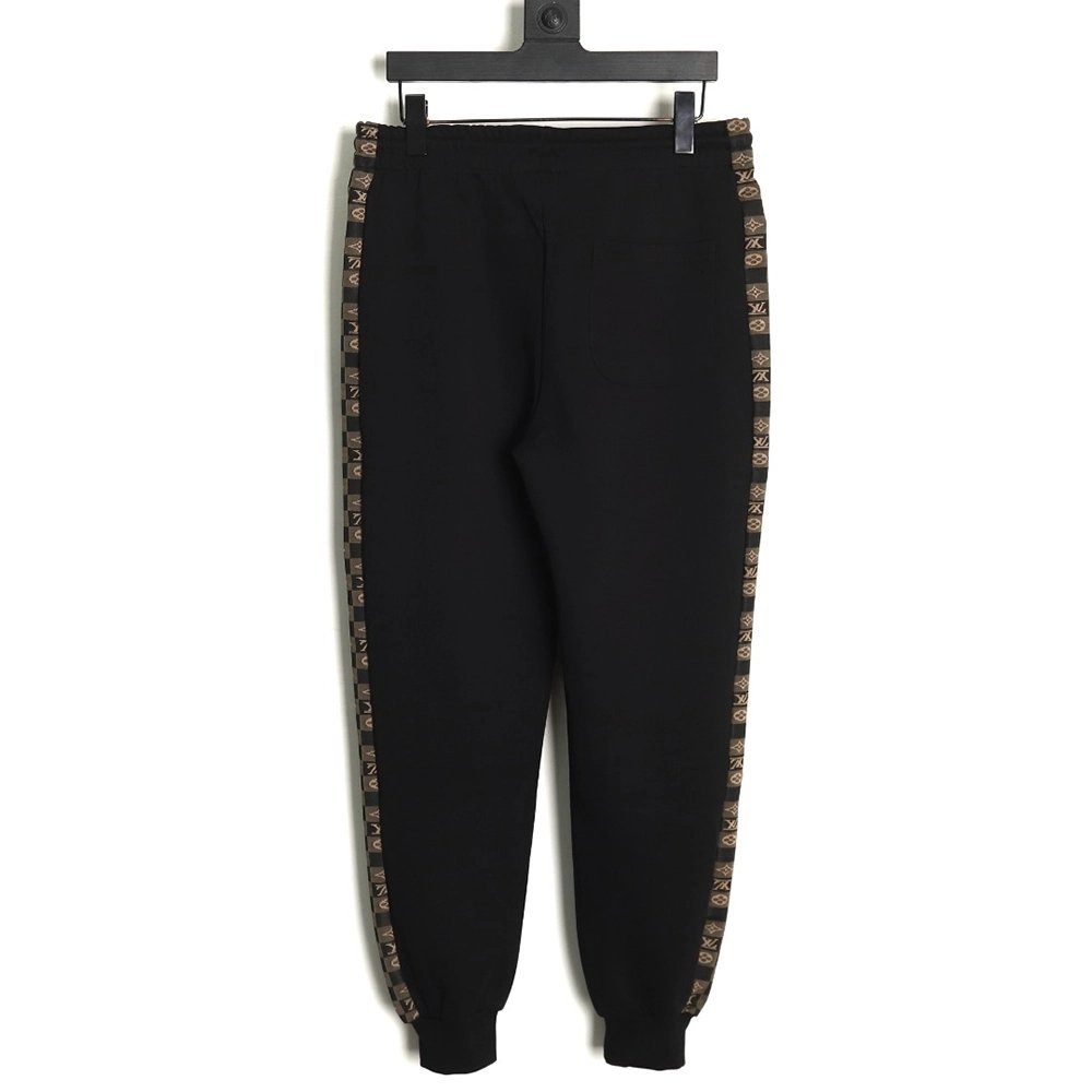 Louis Vuitton checkerboard trousers with side panels SL,Cheap Replica Reps Louis Vuitton