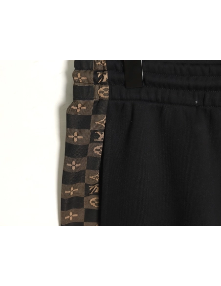 Louis Vuitton checkerboard trousers with side panels SL,Cheap Replica Reps Louis Vuitton