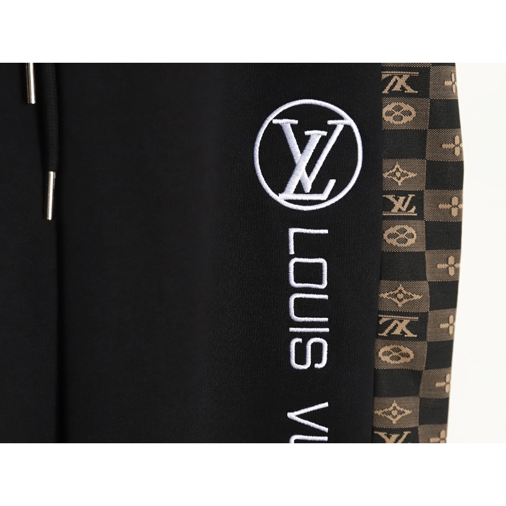 Louis Vuitton checkerboard trousers with side panels SL,Cheap Replica Reps Louis Vuitton