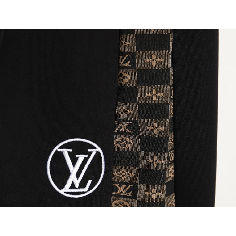 Louis Vuitton checkerboard trousers with side panels SL,Cheap Replica Reps Louis Vuitton