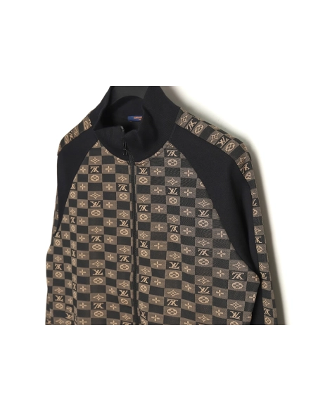 Louis Vuitton checkered jacket SL,Cheap Replica Reps Louis Vuitton