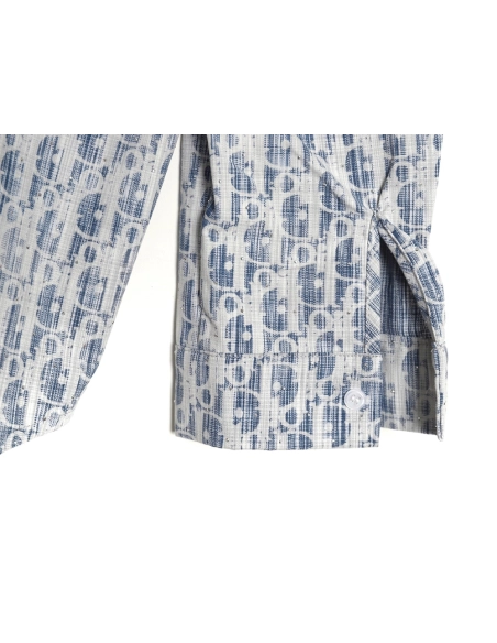 Dior Gypsophila monogram logo shirt,Cheap Replica Reps Dior