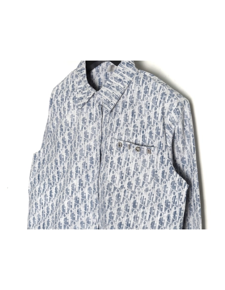 Dior Gypsophila monogram logo shirt,Cheap Replica Reps Dior