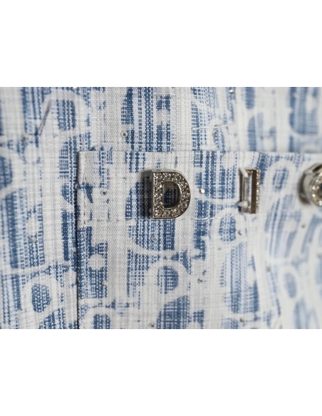 Dior Gypsophila monogram logo shirt,Cheap Replica Reps Dior