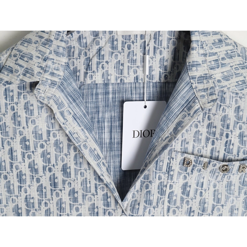 Dior Gypsophila monogram logo shirt,Cheap Replica Reps Dior