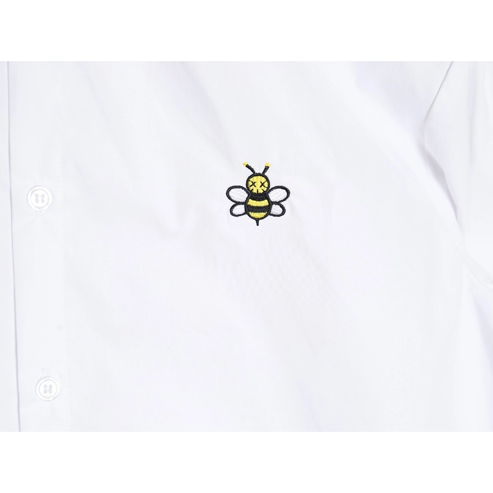 Dior x Kaws bee embroidered shirt TSK1,Cheap Replica Reps Dior