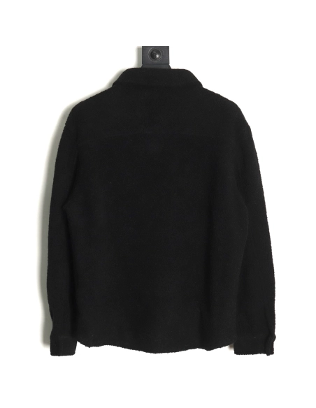 Saint Laurent Paris wool cocoa coat,Cheap Replica Reps Saint Laurent