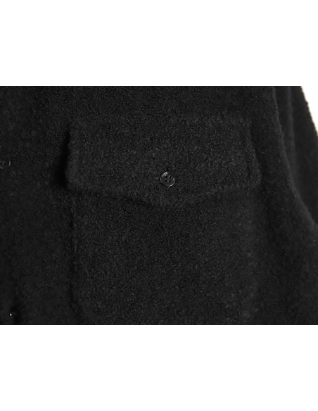 Saint Laurent Paris wool cocoa coat,Cheap Replica Reps Saint Laurent