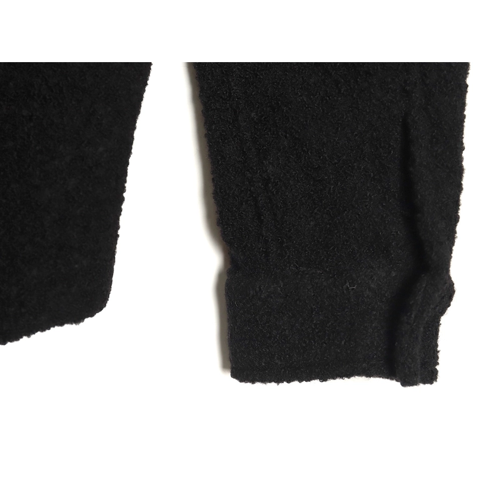 Saint Laurent Paris wool cocoa coat,Cheap Replica Reps Saint Laurent