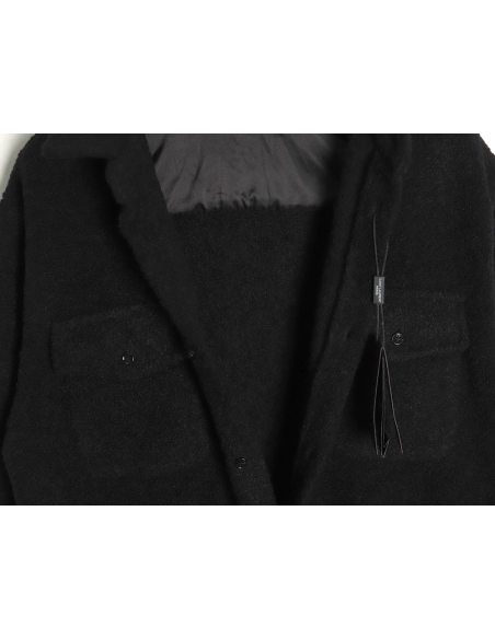 Saint Laurent Paris wool cocoa coat,Cheap Replica Reps Saint Laurent