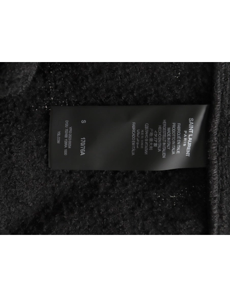 Saint Laurent Paris wool cocoa coat,Cheap Replica Reps Saint Laurent