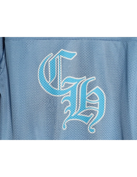Chrome Hearts Sanskrit mesh hockey uniform longsleeved Tshirt,Cheap Replica Reps Chrome Hearts