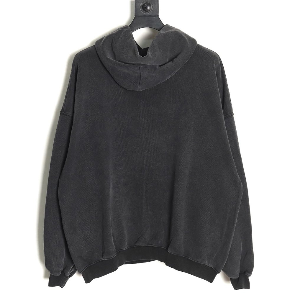 Balenciaga printed washed hoodie,Cheap Replica Reps Balenciaga