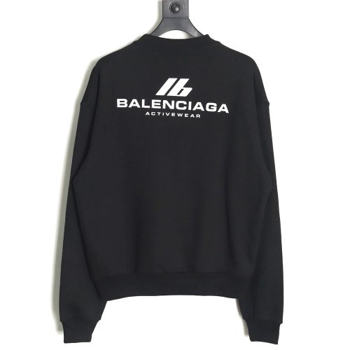 Balenciaga LB reflective logo crewneck sweatshirt TSK1,Cheap Replica Reps Balenciaga