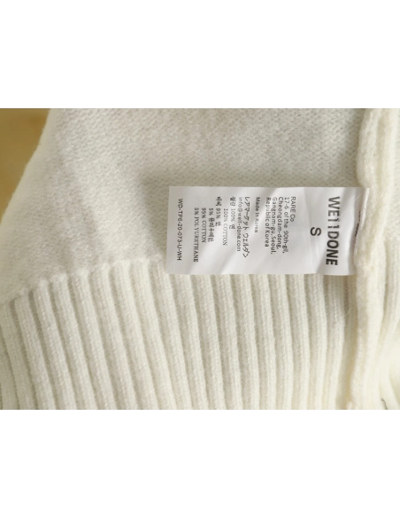 We11 Done Simple LOGO Embroidery Sweater,Cheap Replica Reps We11done