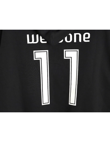 We11done cobranded Manchester United No. 11 hooded fleece sweatshirt,Cheap Replica Reps We11done