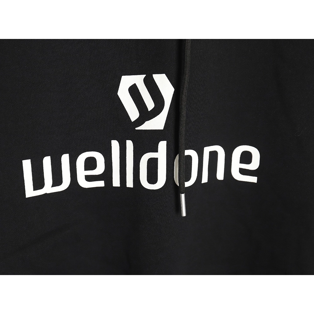 We11done cobranded Manchester United No. 11 hooded fleece sweatshirt,Cheap Replica Reps We11done