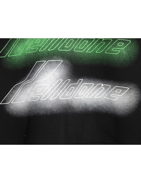 WE11 DONE neon barrage crewneck sweatshirt TSK1,Cheap Replica Reps We11done
