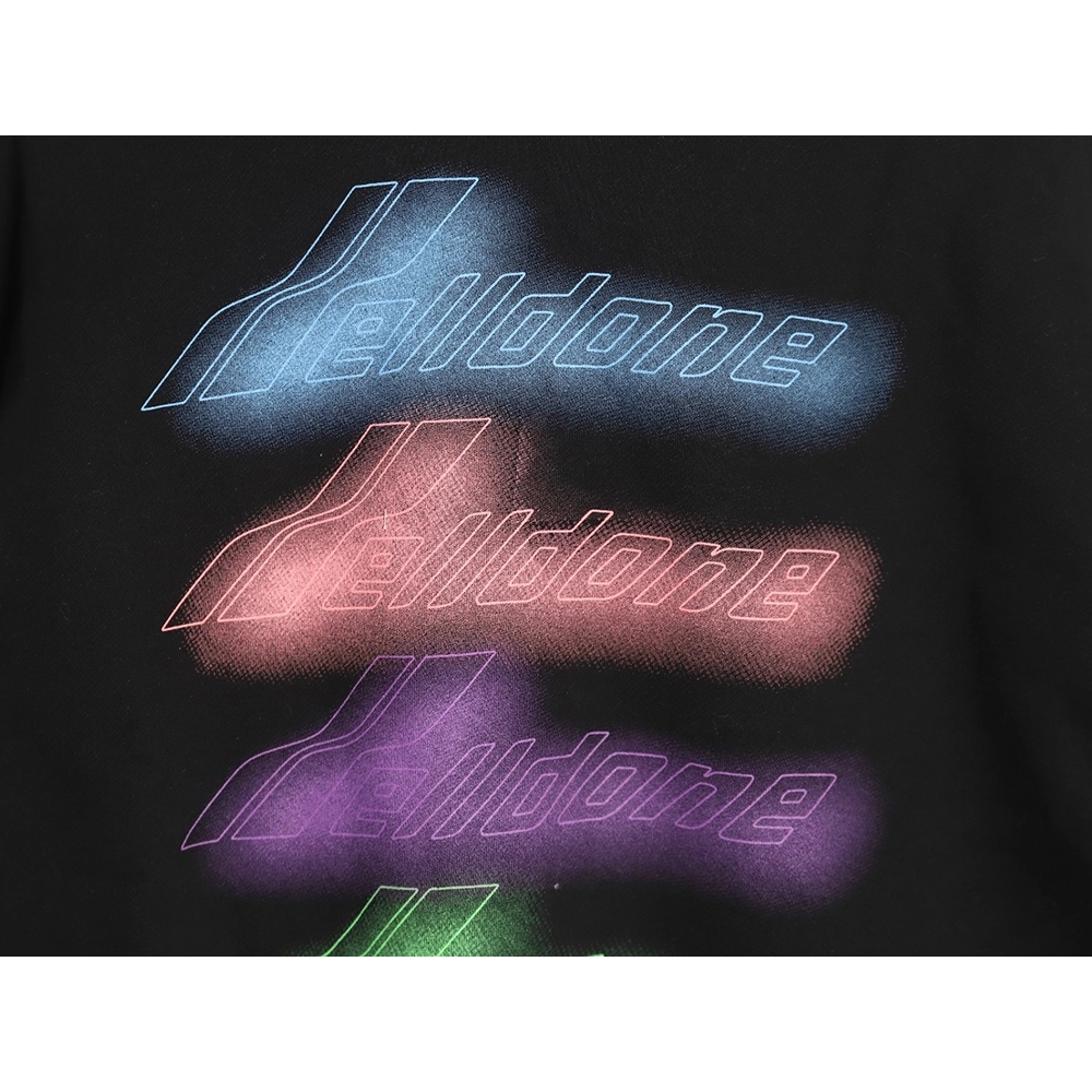 WE11 DONE neon barrage crewneck sweatshirt TSK1,Cheap Replica Reps We11done