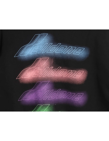 WE11 DONE neon barrage crewneck sweatshirt TSK1,Cheap Replica Reps We11done