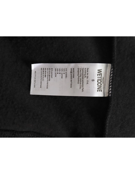 WE11 DONE Dynamic Lettering Round Neck Sweatshirt TSK1,Cheap Replica Reps We11done