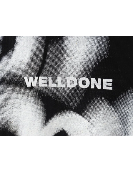 WE11 DONE Dynamic Lettering Round Neck Sweatshirt TSK1,Cheap Replica Reps We11done