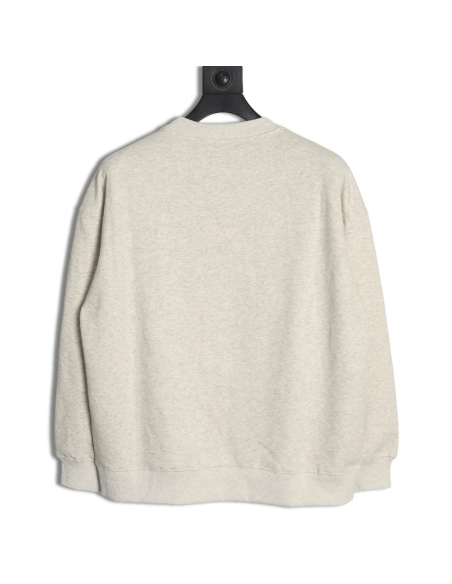 WE11 DONE Dynamic Lettering Round Neck Sweatshirt,Cheap Replica Reps We11done