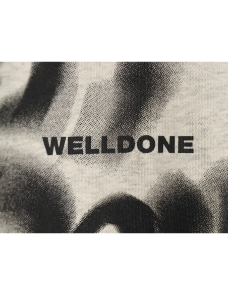 WE11 DONE Dynamic Lettering Round Neck Sweatshirt,Cheap Replica Reps We11done