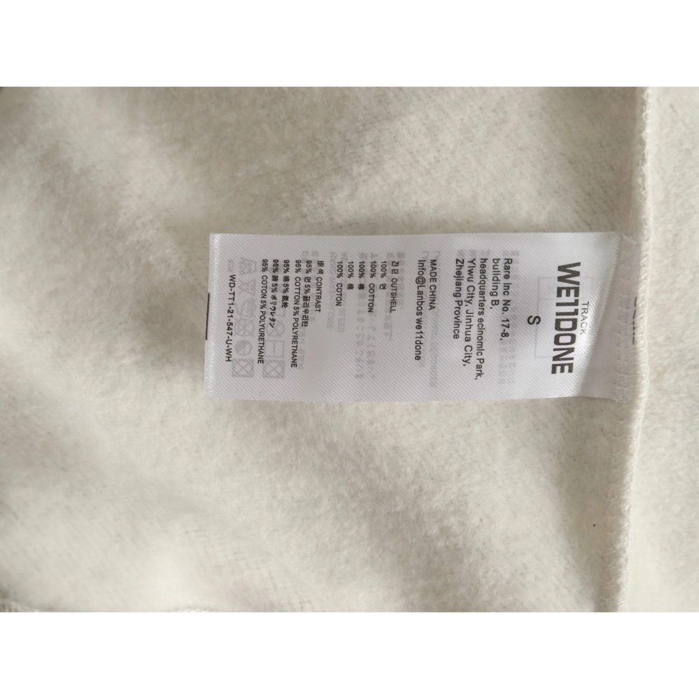 WE11 DONE Dynamic Lettering Round Neck Sweatshirt,Cheap Replica Reps We11done