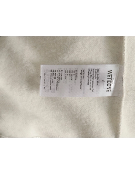 WE11 DONE Dynamic Lettering Round Neck Sweatshirt,Cheap Replica Reps We11done